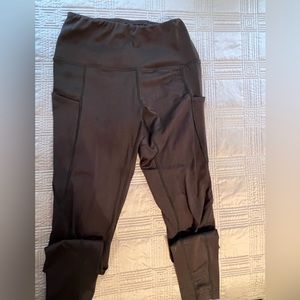 Los Ojos black size small leggings